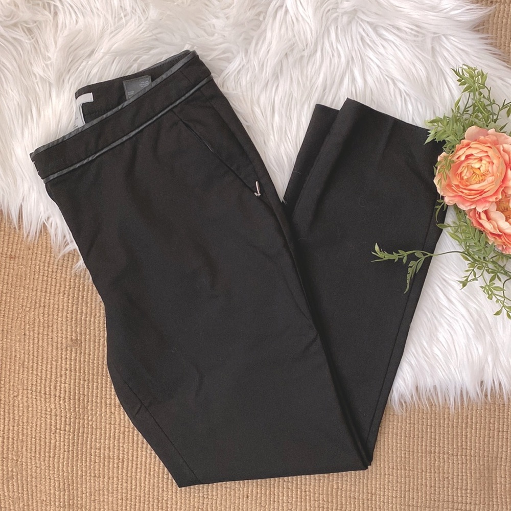 H&M Black Trouser Pants Womens size 8